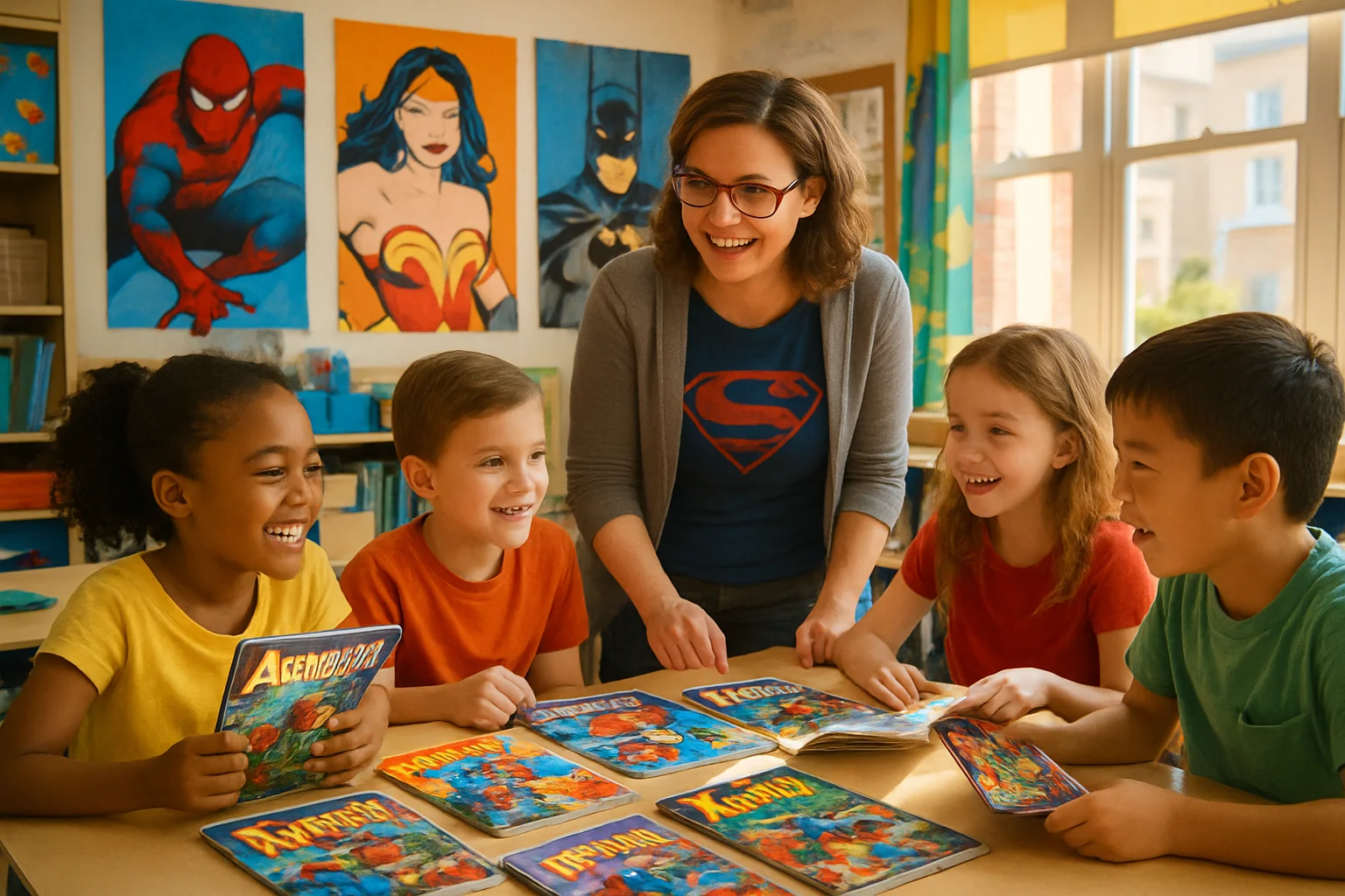 Super-heróis nas escolas: como usar HQs na educação infantil